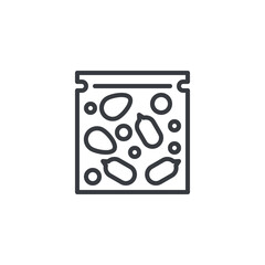 Trail Mix line icon