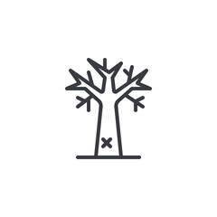 Trail Blaze line icon