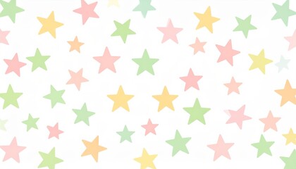 colourful with cute stars background.