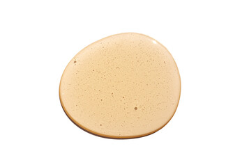 round drop gel serum on a white background