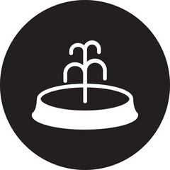 fountain glyph icon