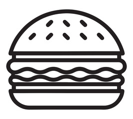 hamburger vector illustration