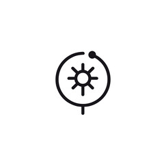 Obraz premium Patient Dashboard icon design in black and white, healthcare concept