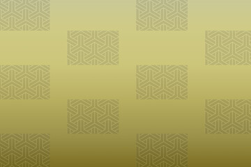 和風背景　長方形の金色シームレスパターン背景