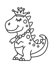 Cute dinosaur coloring book, cute dinosaur coloring page, line art, victor, illustration, black-white, dinosaur, coloring book, coloring pages, bold & easy, dinosaur coloring book, dinosaur coloring