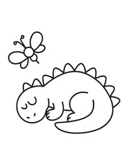 Cute dinosaur coloring book, cute dinosaur coloring page, line art, victor, illustration, black-white, dinosaur, coloring book, coloring pages, bold & easy, dinosaur coloring book, dinosaur coloring