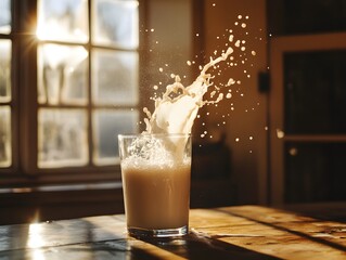 I recommend: A cold glass of foamy beer on a table