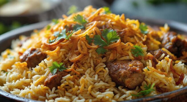 Delicious mutton biryani recipe video