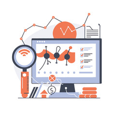 Tech Style Infographic Layout