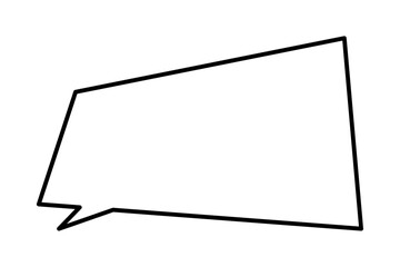 Speech Bubble, Blank Text Box, Communication Icon
