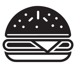 Delicious Burger Icon Gemini API gen-lang-client-0847638545 Enhanced Design