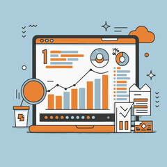 Simple Flat Infographic Design