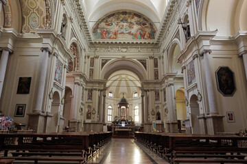 Pavia church Santa Maria delle Grazie village city Italy Italian