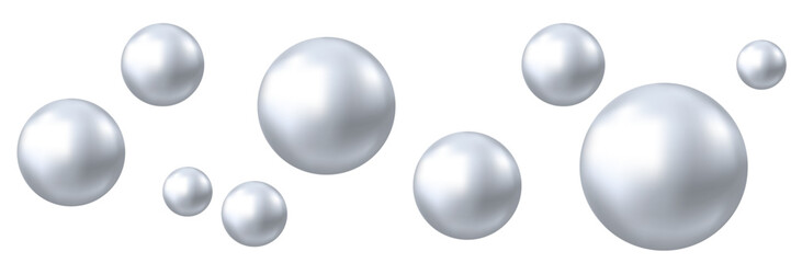 Chrome, silver or aluminum  3d sphere.