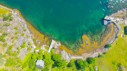 Küste am Sognefjord in Norwegen