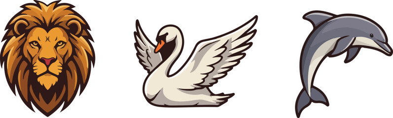 Fototapeta premium bird icon Art & Illustration