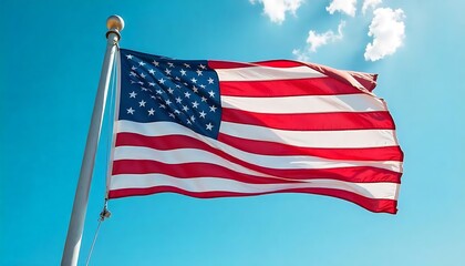 Obraz premium American Independence Day Celebration, July 4th USA - Independence Day greeting card, 4th of July Celebration, created with generative ai