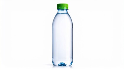 Naklejka premium bottle of water isolated on white