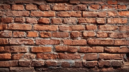 Obraz premium High-Resolution Textured Antique Brick Wall Background for Rustic and Vintage Design Projects
