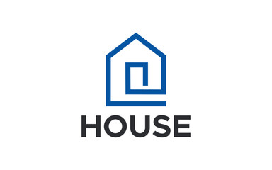 Real Estate Logo design. Construction Architecture Building Logo Design Template Element