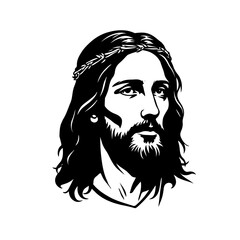 silhouette of Jesus Christ