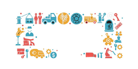 vector illustration of a greeting 