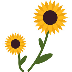 Handdrawn Sunflower Decoration