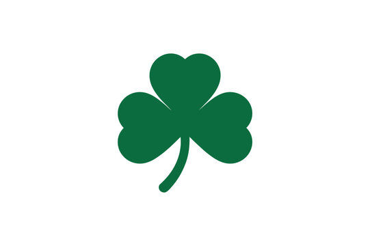 Shamrock st patricks day irish lucky clover vector
