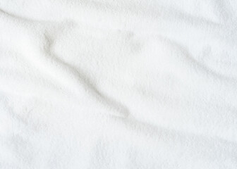 White towel texture background or beach bath fabric, kitchen wiper towel or plain blank cloth bathroom rug made of soft clean cotton fiber material for linen laundry backdrop