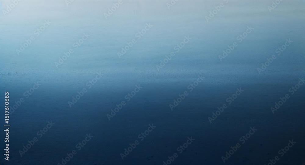Poster abstract gradient artwork with smooth cyan to deep navy blue transition and subtle texture
