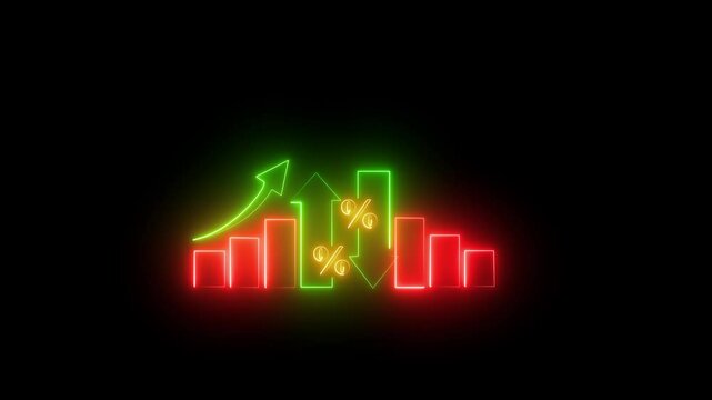 '' Quality Control, Cost Reduction, and Organizational Excellence, Quality and Cost Control with Percentage Icon &ndash; 4K Concept"