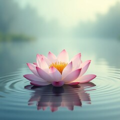 pink water lily
