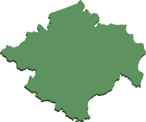 Sumatra Selatan South Sumatra Indonesia Map Icon