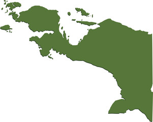 Papua Indonesia Map Icon