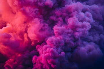Obraz premium Abstract smoke explosion with gradient colors
