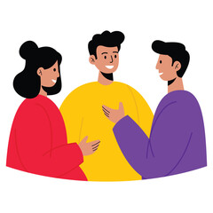 ILLUSTRATION OF SOMEONE TALKING