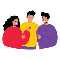 ILLUSTRATION OF SOMEONE TALKING