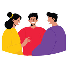 ILLUSTRATION OF SOMEONE TALKING