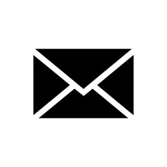Black Silhouette Illustration of Business Email