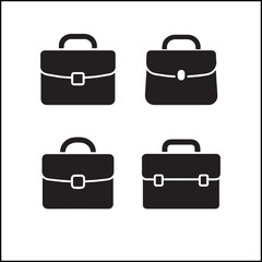 Business Briefcase Icon Set