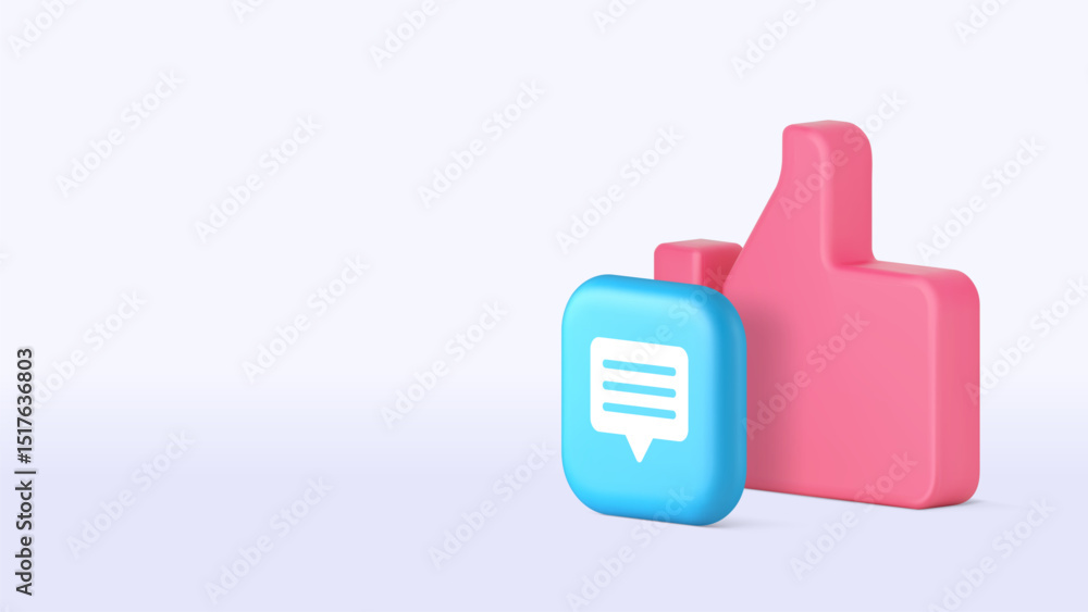 Aufkleber social media network communication like comment follow subscribe copy space banner template. online 