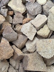 rocks arranged for natural photo background