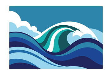 vector illustration of an abstract background