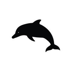 Fototapeta premium Dolphin silhouette 