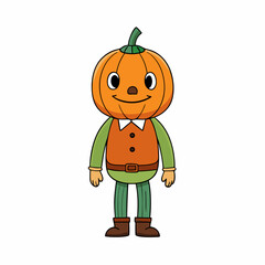 halloween pumpkin character