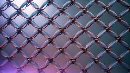 Fototapeta premium Abstract monochrome pattern with defocused intersecting diamond shapes and grid-like design