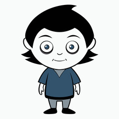 cartoon character of man