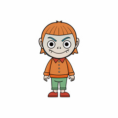 cartoon, boy, child, vector, illustration, kid, people, fun, art, person, character, funny, smile, school, drawing, woman