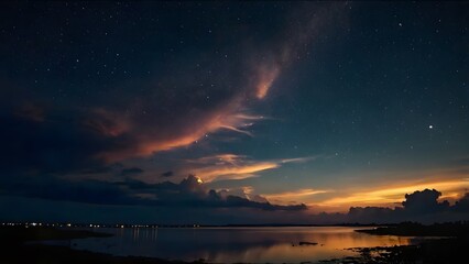 night sky with stars