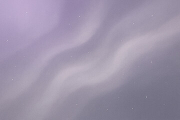 Smooth minimalist cosmic fog in pastel purple and silver, with scattered light specks like tiny stars, airy and modern space background